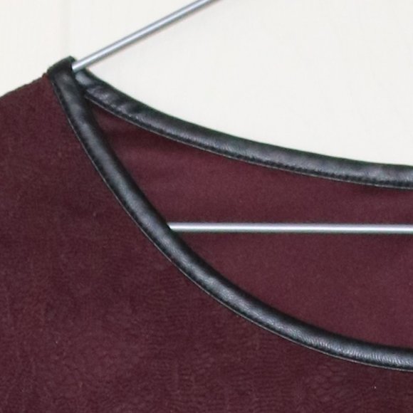 Maroon Lace Dress - Picture 5 of 5